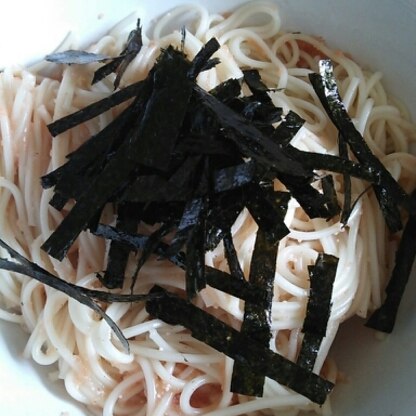 夏の残りの素麺で(^^;おいしく食べきりました～！ありがとうございました(^^)